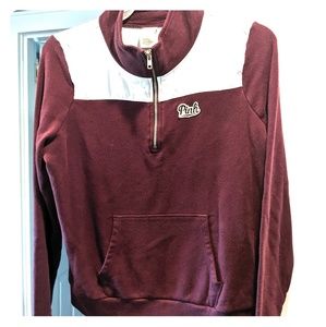 PINK Quarter Zip Sweatshirt
